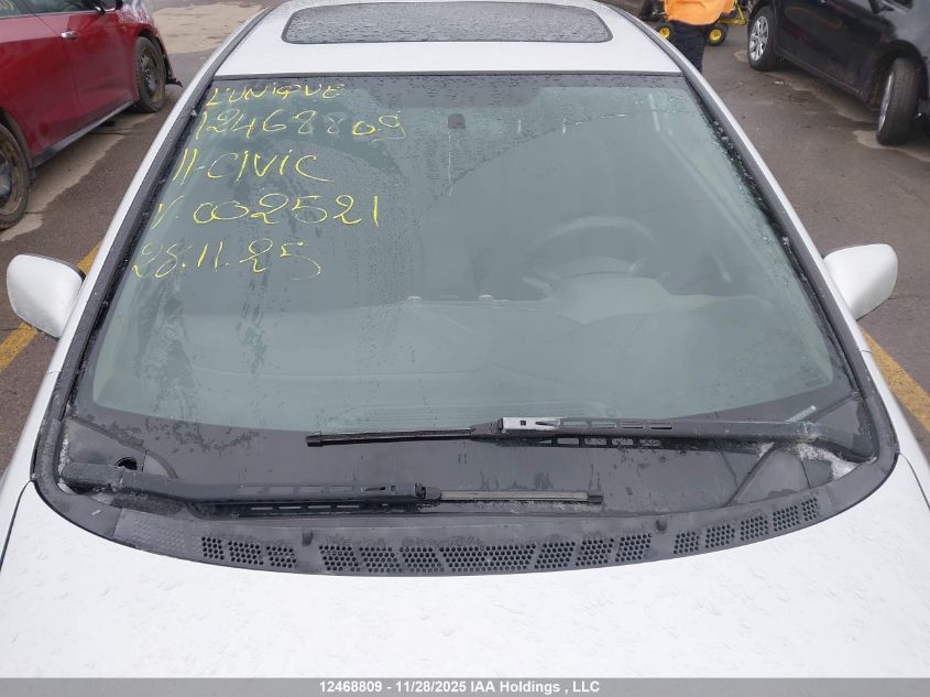 2011 Honda Civic Se VIN: 2HGFG1B67BH002521 Lot: 12468809X