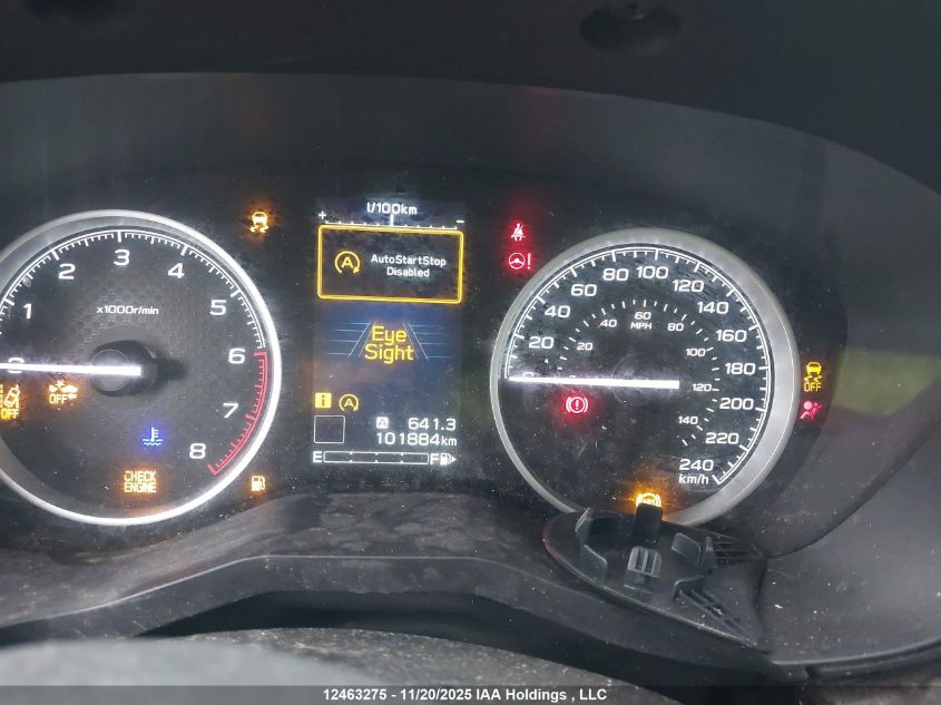 2019 Subaru Forester 2.5I Convenience/2.5I Touring VIN: JF2SKEGC6KH538479 Lot: 12463275X