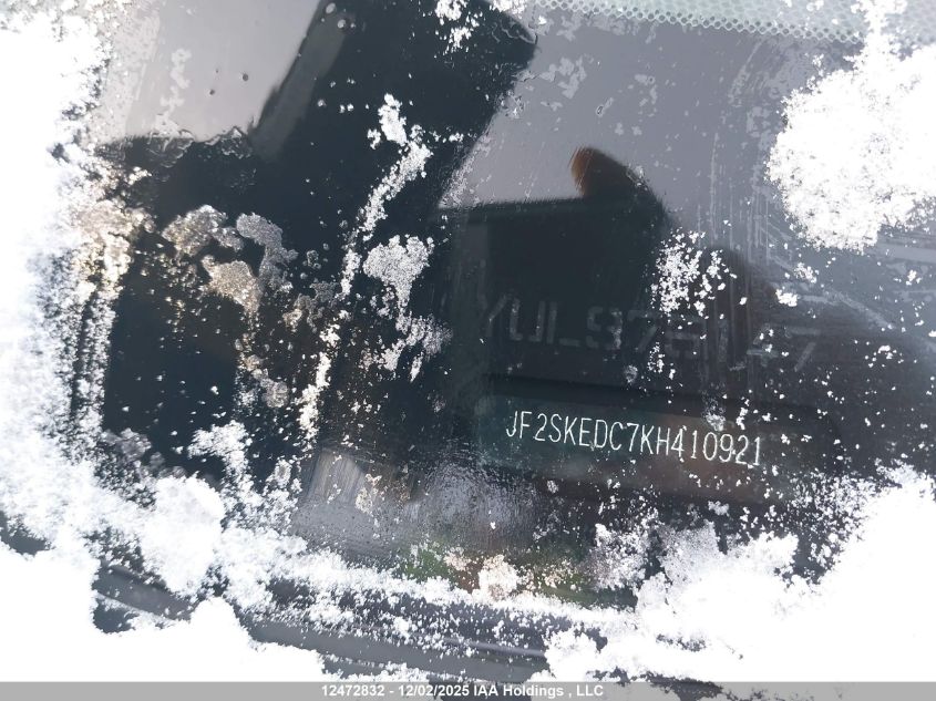 2019 Subaru Forester Premium VIN: JF2SKEDC7KH410921 Lot: 12472832