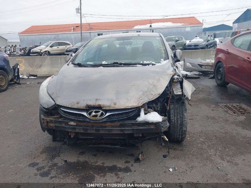 2013 Hyundai Elantra L VIN: 5NPDH4AE1DH294738 Lot: 12467072X