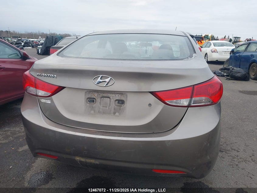 2013 Hyundai Elantra L VIN: 5NPDH4AE1DH294738 Lot: 12467072X