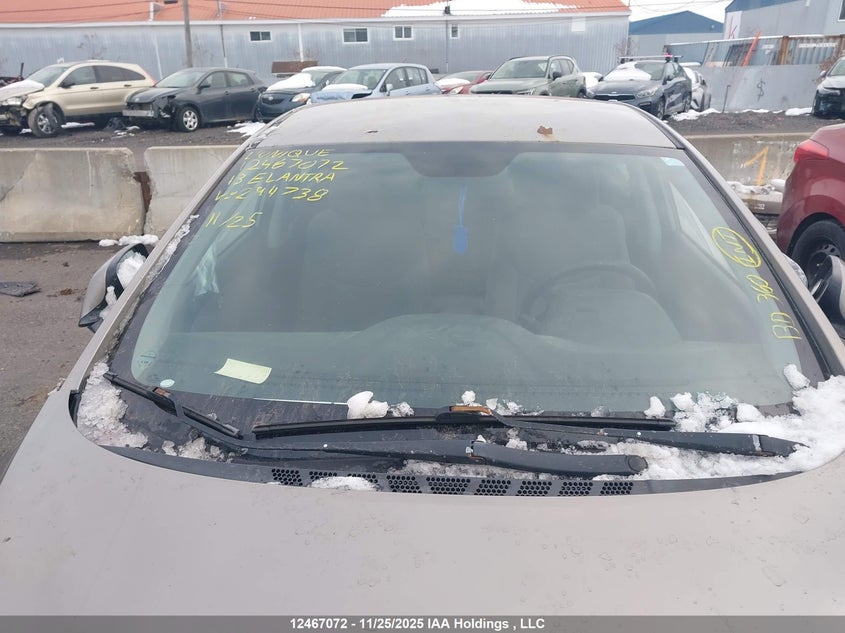 2013 Hyundai Elantra L VIN: 5NPDH4AE1DH294738 Lot: 12467072X