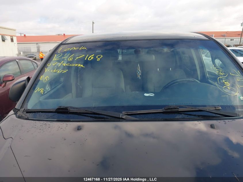 2007 Toyota Tacoma Base V6 VIN: 3TMLU42N87M010817 Lot: 12467168X