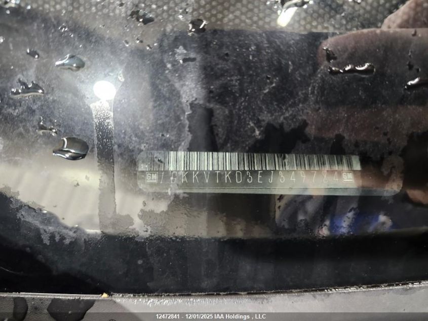 2014 GMC Acadia Denali VIN: 1GKKVTKD3EJ349784 Lot: 12472841