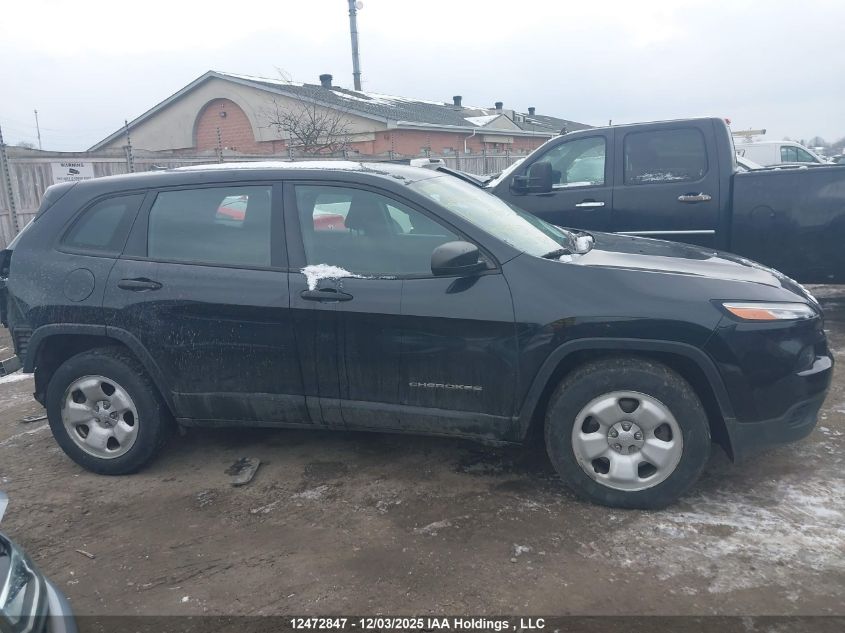 2016 Jeep Cherokee Sport VIN: 1C4PJMAB6GW318957 Lot: 12472847