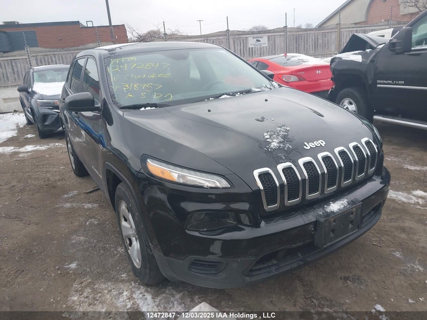 1C4PJMAB6GW318957 2016 Jeep Cherokee Sport auction photo 1