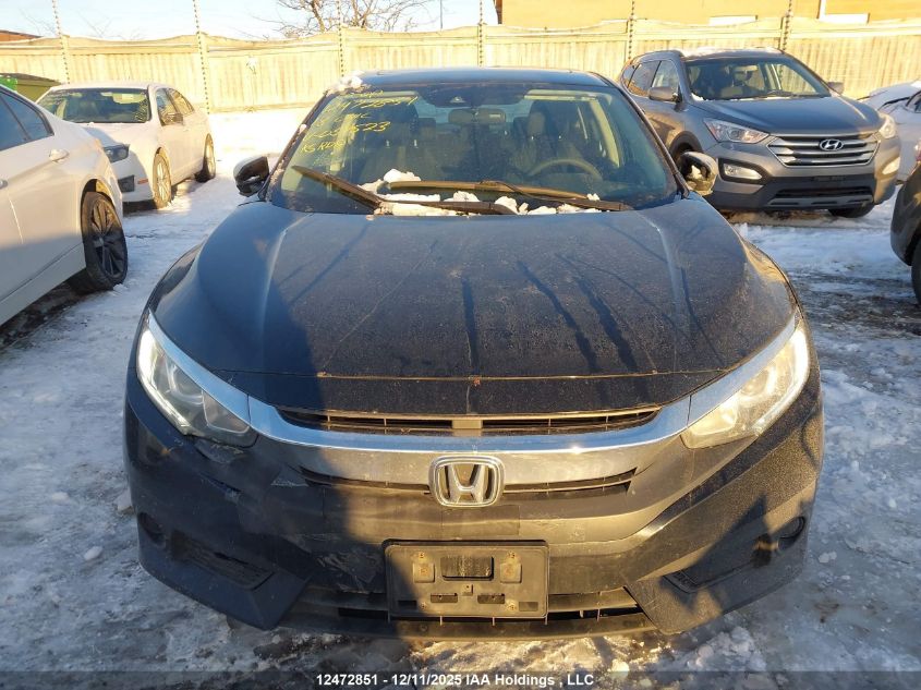 2018 Honda Civic Ex VIN: 2HGFC2F85JH037523 Lot: 12472851