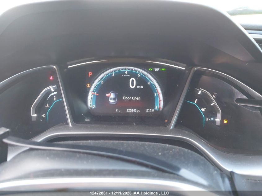 2018 Honda Civic Ex VIN: 2HGFC2F85JH037523 Lot: 12472851