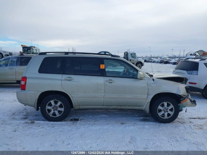 2003 Toyota Highlander Limited VIN: JTEHF21A230143424 Lot: 12472890