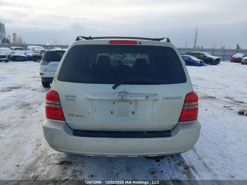 2003 Toyota Highlander Limited VIN: JTEHF21A230143424 Lot: 12472890