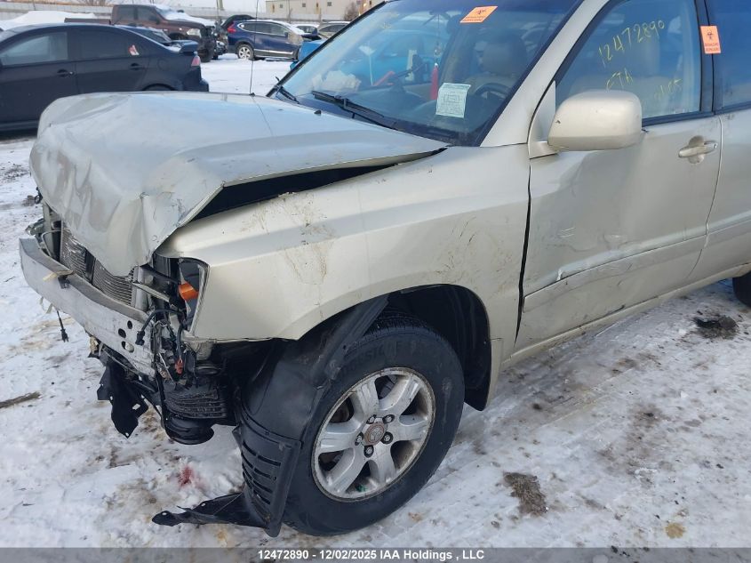 2003 Toyota Highlander Limited VIN: JTEHF21A230143424 Lot: 12472890