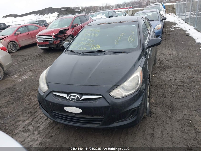 2012 Hyundai Accent Gl VIN: KMHCT5AE1CU050359 Lot: 12464140X