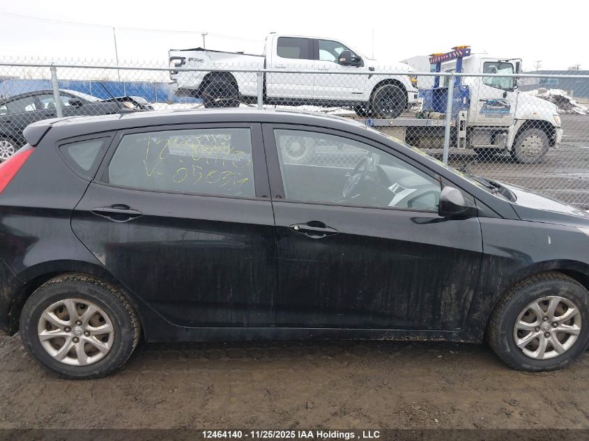 2012 Hyundai Accent Gl VIN: KMHCT5AE1CU050359 Lot: 12464140X