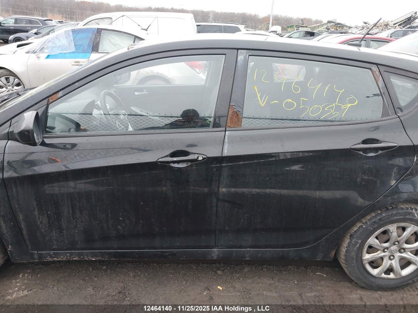 2012 Hyundai Accent Gl VIN: KMHCT5AE1CU050359 Lot: 12464140X