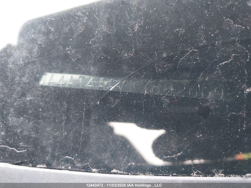 2019 Mitsubishi Eclipse Cross Gt/Se VIN: JA4AT4AA7KZ602669 Lot: 12443472X