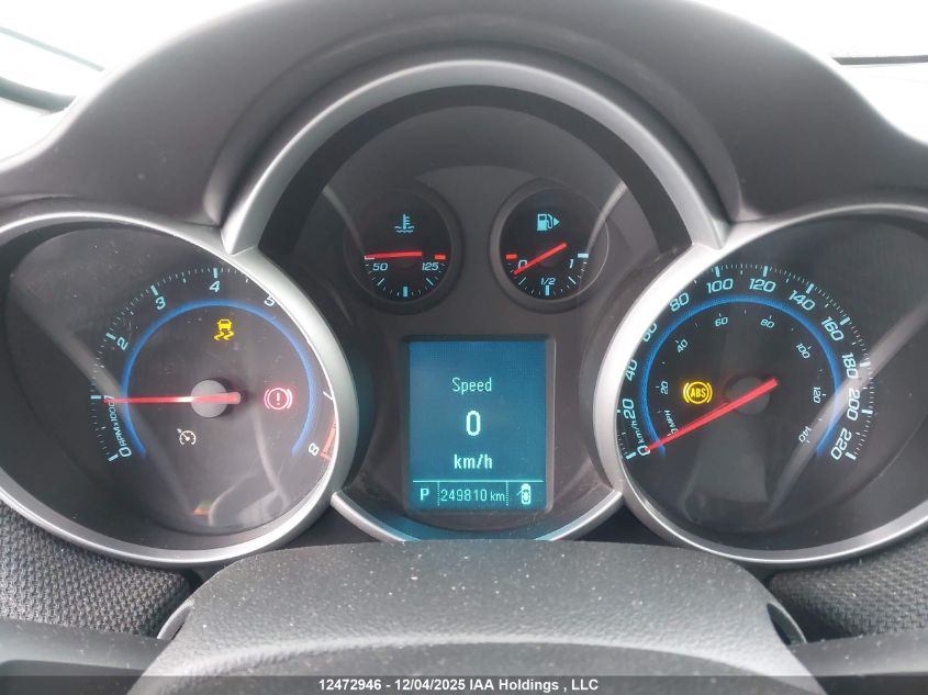 2012 Chevrolet Cruze Lt VIN: 1G1PF5SC2C7166395 Lot: 12472946