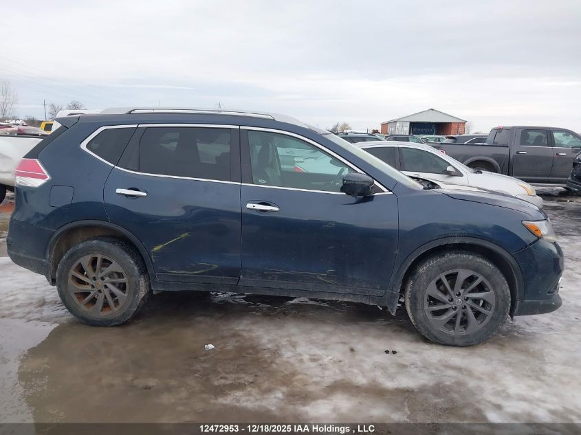 2016 Nissan Rogue S/Sl/Sv VIN: 5N1AT2MV1GC837809 Lot: 12472953