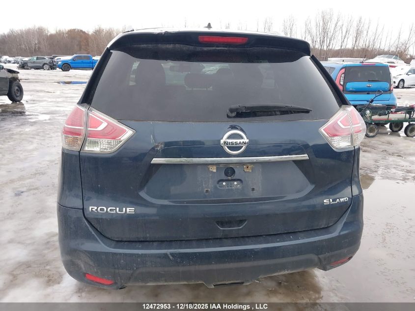 2016 Nissan Rogue S/Sl/Sv VIN: 5N1AT2MV1GC837809 Lot: 12472953