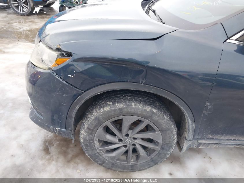 2016 Nissan Rogue S/Sl/Sv VIN: 5N1AT2MV1GC837809 Lot: 12472953