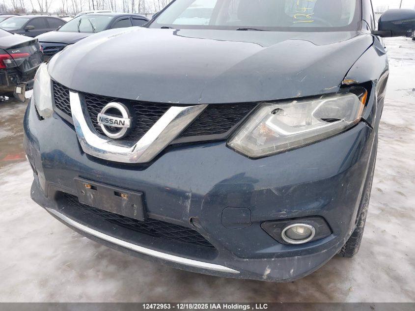 2016 Nissan Rogue S/Sl/Sv VIN: 5N1AT2MV1GC837809 Lot: 12472953