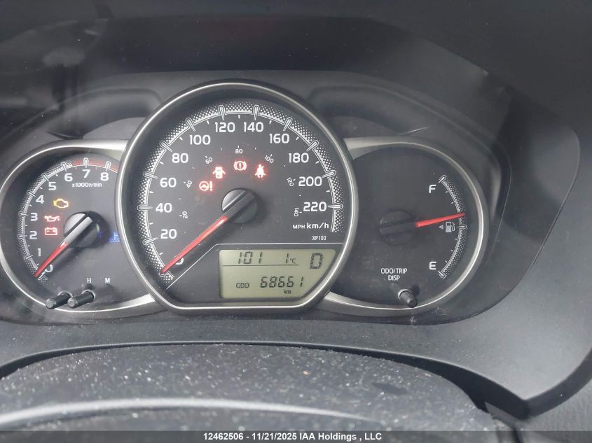 2016 Toyota Yaris Le VIN: VNKKTUD39GA070636 Lot: 12462506X