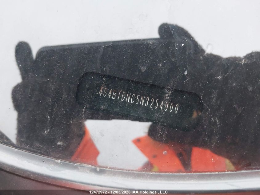 2022 Subaru Outback Limited VIN: 4S4BTDNC5N3254900 Lot: 12472972