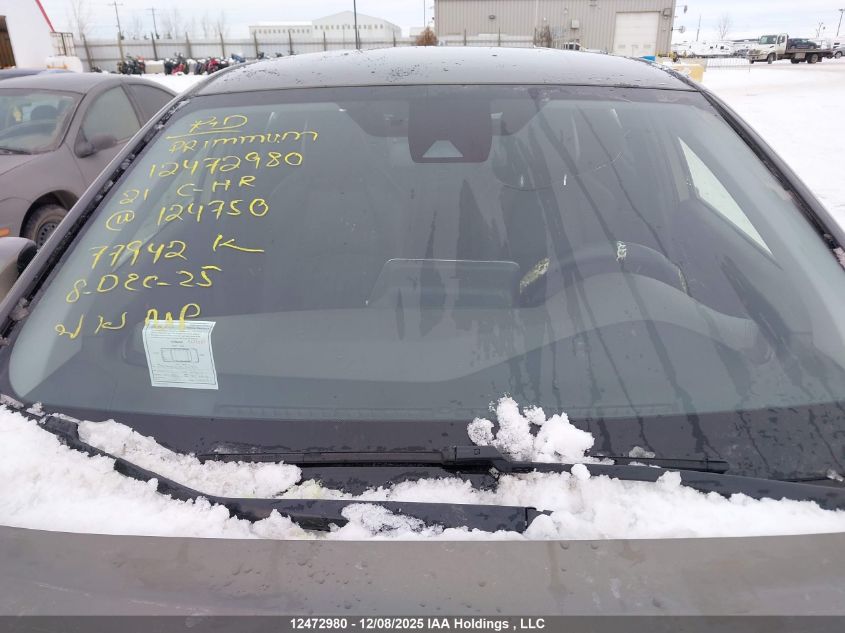 2021 Toyota C-Hr Limited VIN: JTNKHMBX5M1124750 Lot: 12472980