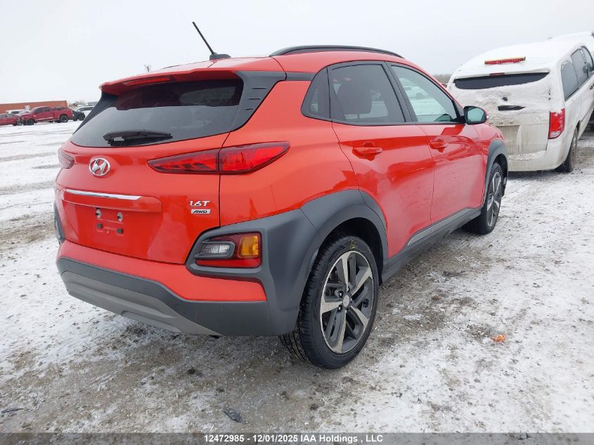 2018 Hyundai Kona 1.6T Ultimate VIN: KM8K5CA59JU146411 Lot: 12472985
