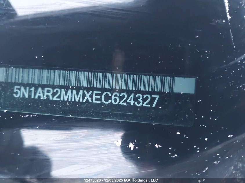 5N1AR2MMXEC624327 2014 NISSAN PATHFINDER photo no. 20