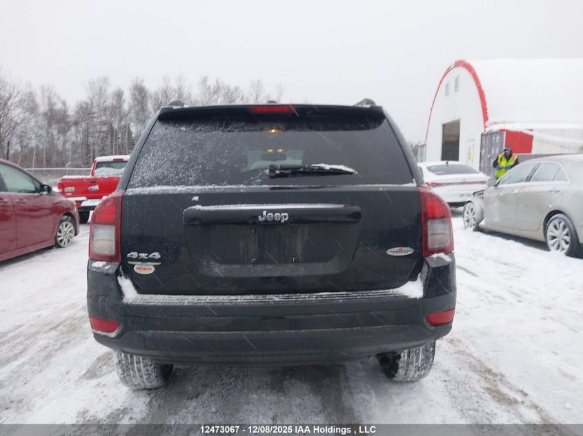 2016 Jeep Compass Sport/North VIN: 1C4NJDAB8GD593944 Lot: 12473067
