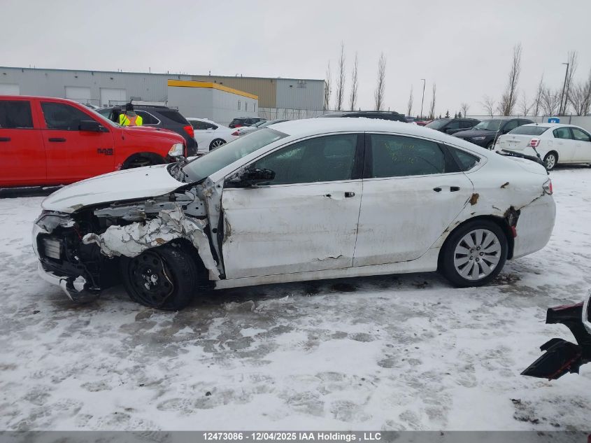 2016 Chrysler 200 Lx VIN: 1C3CCCFB2GN197981 Lot: 12473086