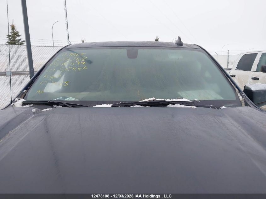 2021 GMC Sierra K1500 Sle VIN: 1GTR9BEK6MZ178094 Lot: 12473108