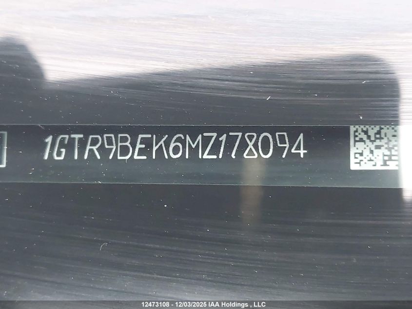 2021 GMC Sierra K1500 Sle VIN: 1GTR9BEK6MZ178094 Lot: 12473108