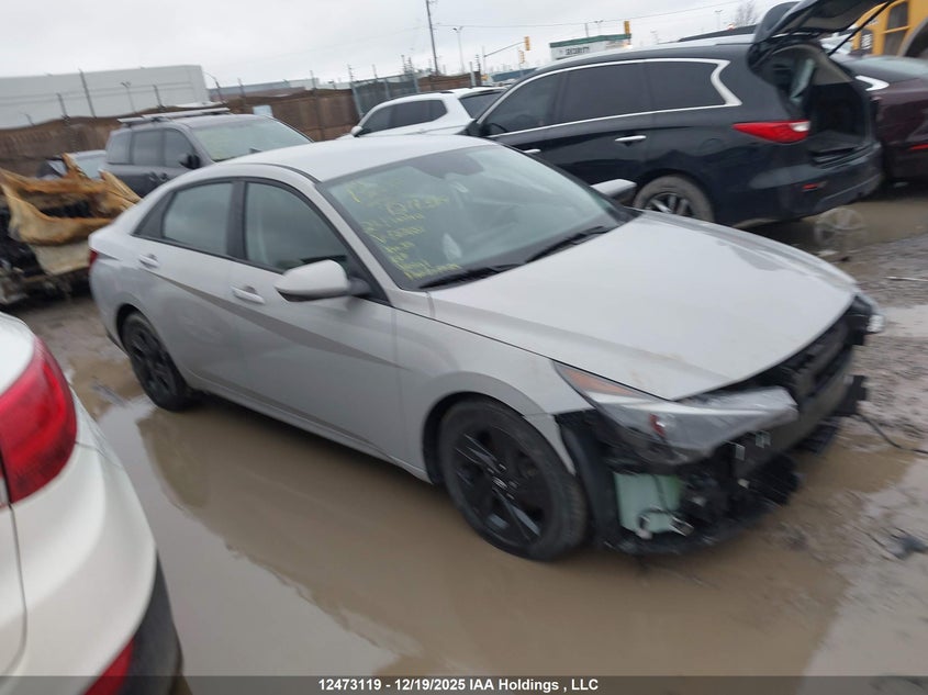 KMHLM4AG8PU587681 2023 Hyundai Elantra Preferred Ivt auction photo 1