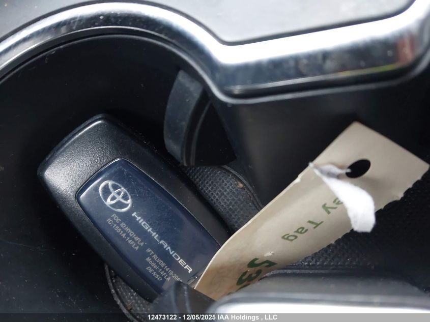 2022 Toyota Highlander Xle VIN: 5TDGZRBH0NS207181 Lot: 12473122