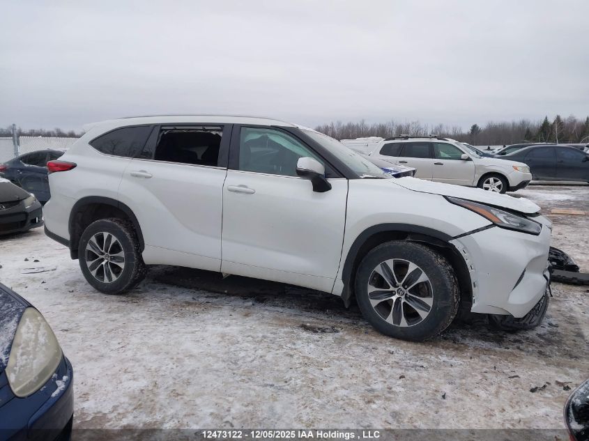 2022 Toyota Highlander Xle VIN: 5TDGZRBH0NS207181 Lot: 12473122