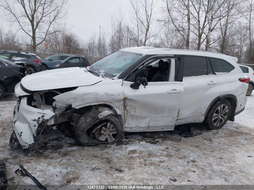 2022 Toyota Highlander Xle VIN: 5TDGZRBH0NS207181 Lot: 12473122