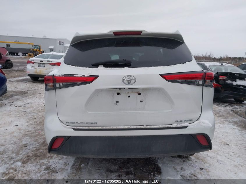 2022 Toyota Highlander Xle VIN: 5TDGZRBH0NS207181 Lot: 12473122