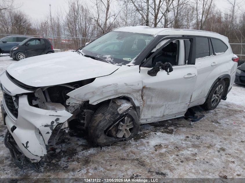 2022 Toyota Highlander Xle VIN: 5TDGZRBH0NS207181 Lot: 12473122