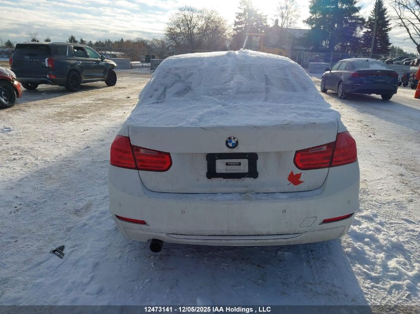 2013 BMW 320I xDrive VIN: WBA3C3C50DF980519 Lot: 12473141