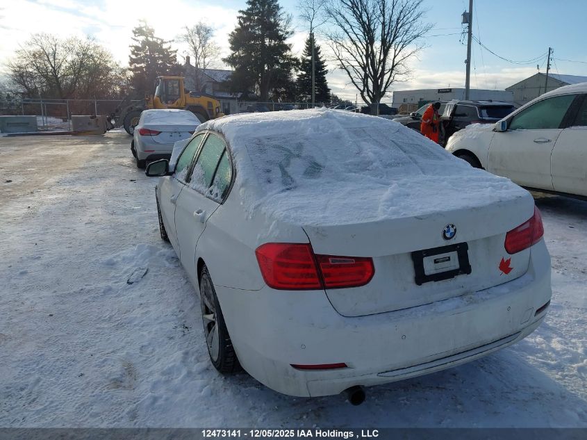 2013 BMW 320I xDrive VIN: WBA3C3C50DF980519 Lot: 12473141