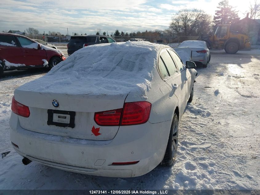 2013 BMW 320I xDrive VIN: WBA3C3C50DF980519 Lot: 12473141