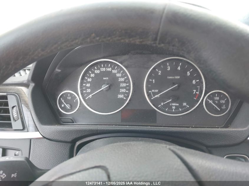 2013 BMW 320I xDrive VIN: WBA3C3C50DF980519 Lot: 12473141