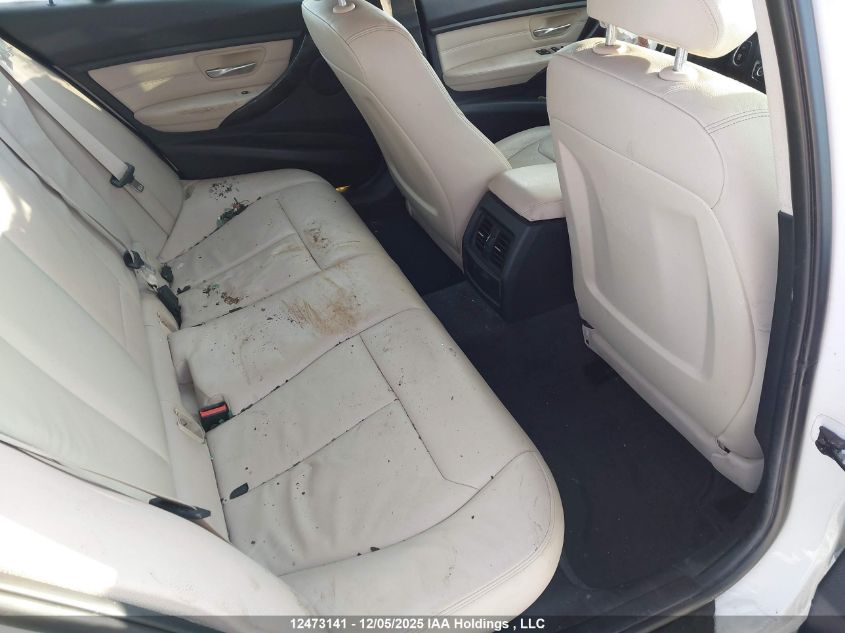 2013 BMW 320I xDrive VIN: WBA3C3C50DF980519 Lot: 12473141