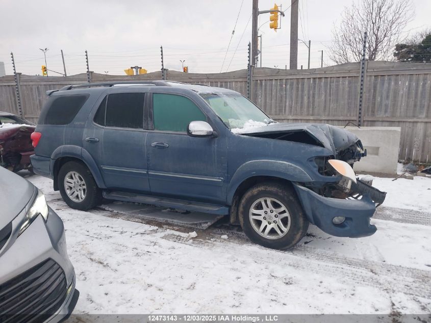 2007 Toyota Sequoia Limited V8 VIN: 5TDBT48A67S277974 Lot: 12473143