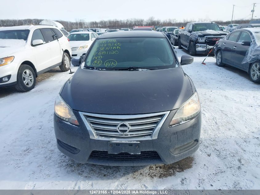 2015 Nissan Sentra VIN: 3N1AB7AP2FL681120 Lot: 12473165