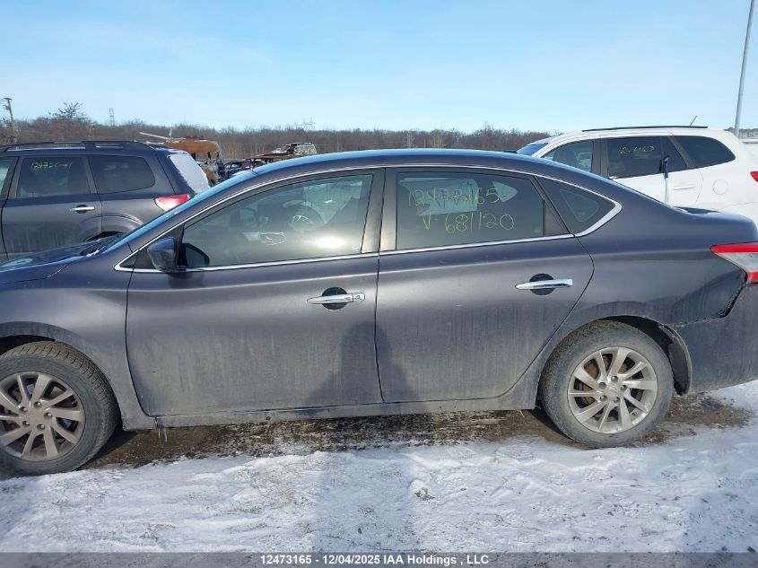 2015 Nissan Sentra VIN: 3N1AB7AP2FL681120 Lot: 12473165