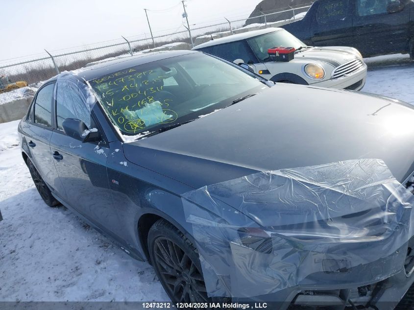 2015 Audi A4 2.0T Komfort Plus VIN: WAUBFCFL9FN004311 Lot: 12473212