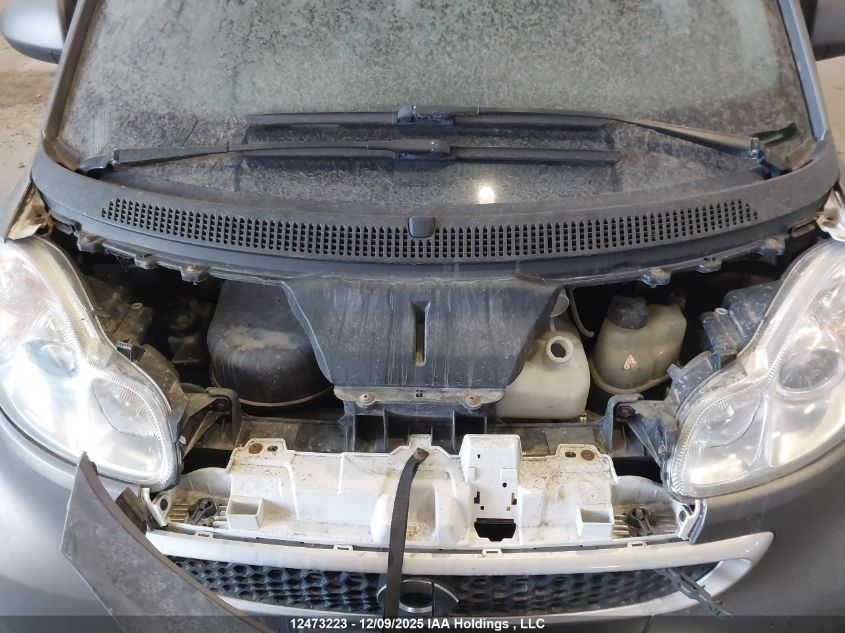 2013 Smart Fortwo Pure/Passion VIN: WMEEJ3BA8DK656971 Lot: 12473223