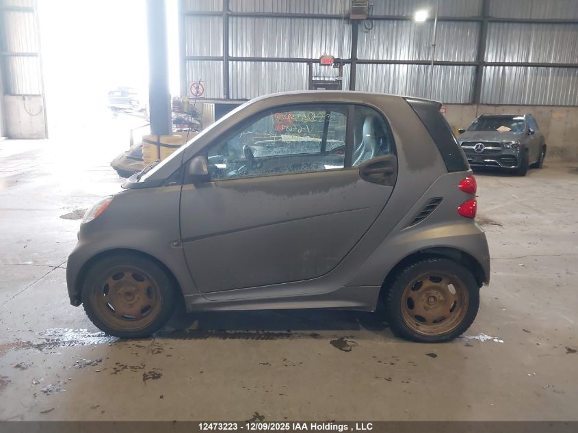 2013 Smart Fortwo Pure/Passion VIN: WMEEJ3BA8DK656971 Lot: 12473223